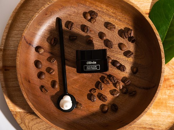 Eye and Lip area Cream with coffee beans and cucumber 20ml - Afbeelding 3