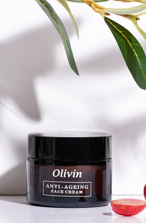 Anti-aging Face Cream with red grapes and olive leaves 50ml