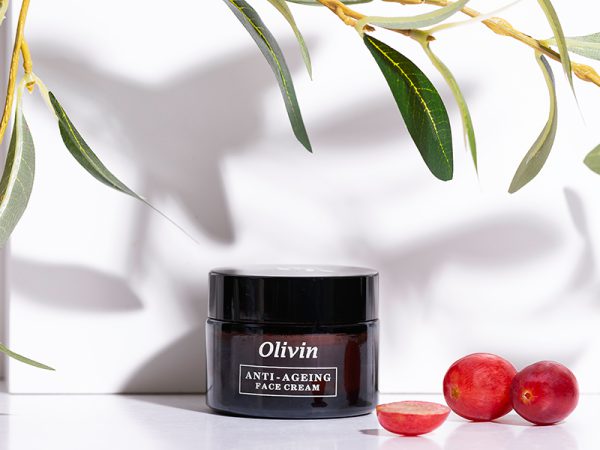 Anti-aging Face Cream with red grapes and olive leaves 50ml