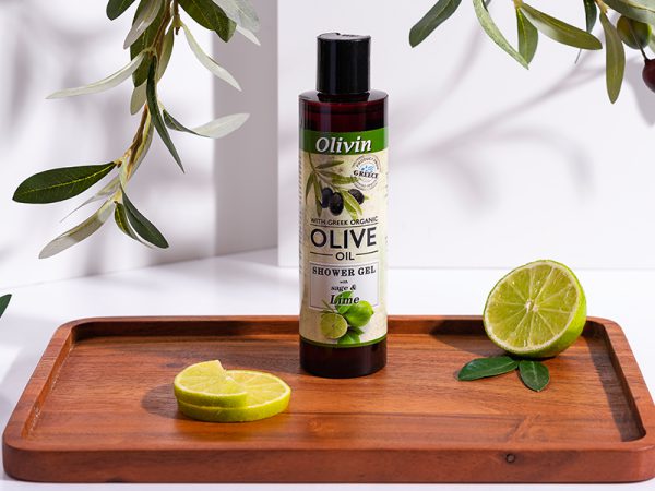 Shower gel with Sage & Lime 200ml - Afbeelding 2