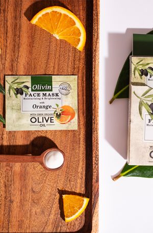 Face Mask Moisturizing & Brightening with Orange (6×10 ml)