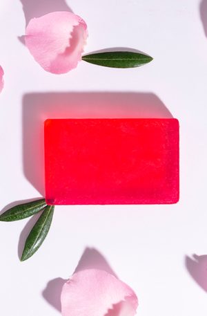 Handmade Soap with organic olive oil and rose extract 100gr