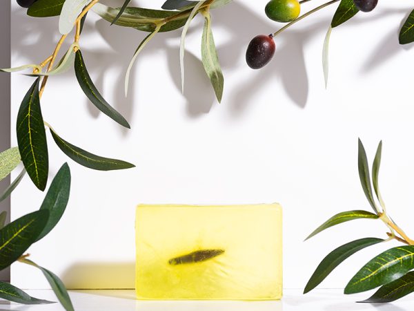 Handmade Soap with organic olive oil and olive leaves extract 100gr