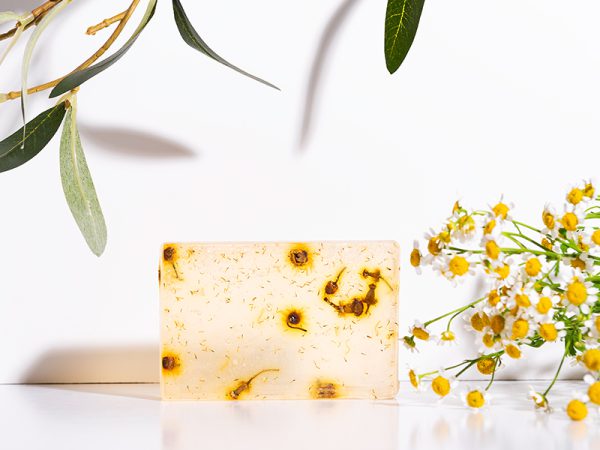 Handmade Soap with organic olive oil and chamomile extract 100gr